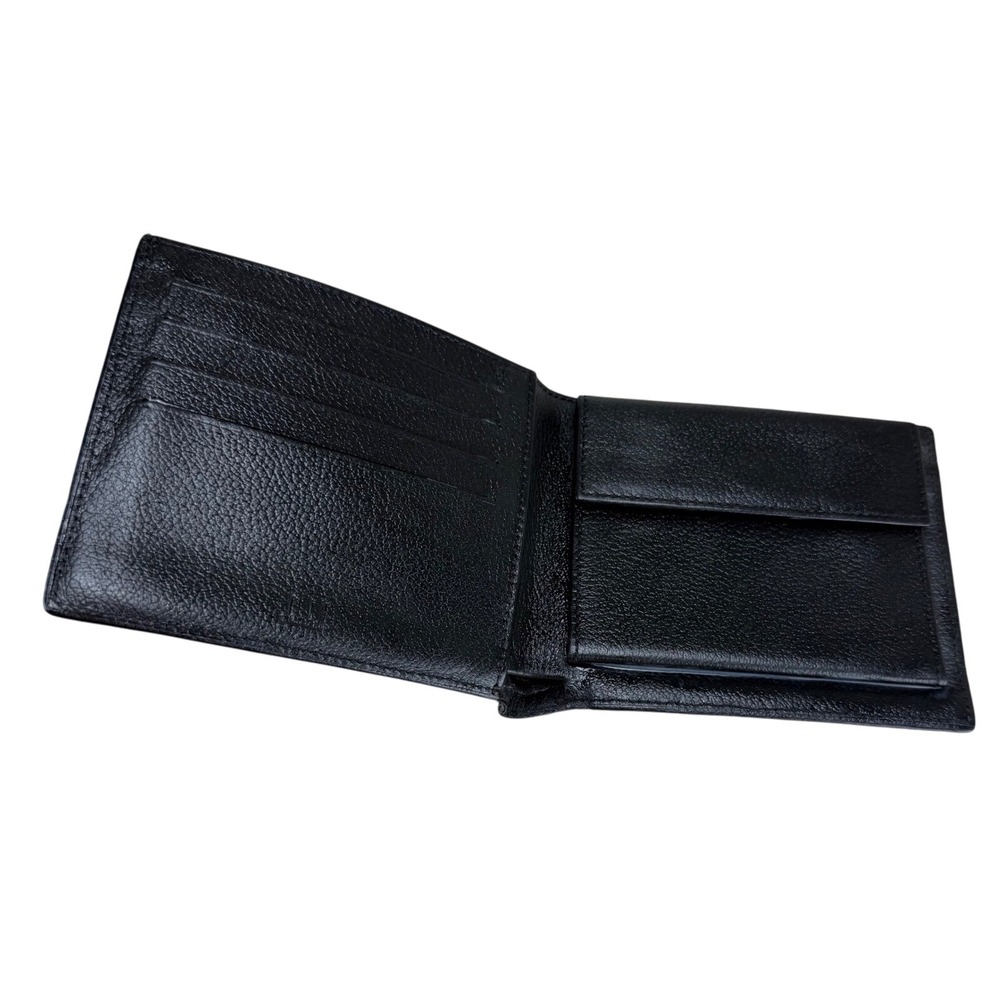 Authentic Dunhill D Eight D8 Black PVC Leather Bifold Wallet - Classic Design! - Picture 7 of 11